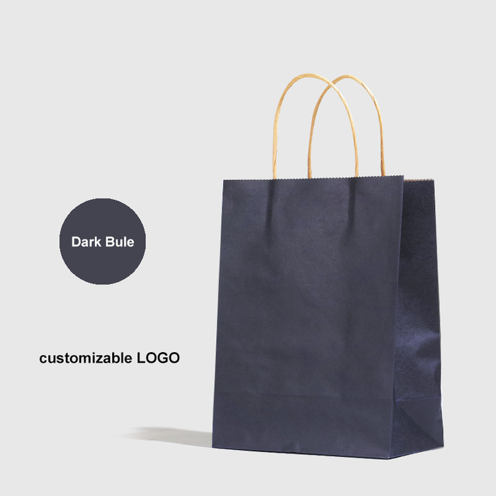 Kraft Paper Bags for carrying milk tea Small Paper Gift Bags with Handles Bulk, Paper Shopping Bags, Kraft Bags, Party Bags, Gift Bags